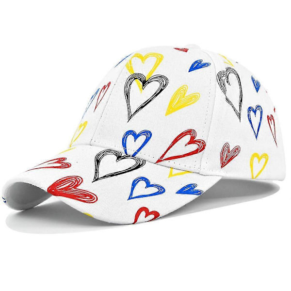 Trendig Sportkeps Graffiti Basebollkeps Utomhus Solskydd För Sport Fritid[YJD] White