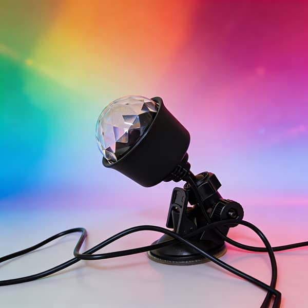 32 Dynamiske Gradientlys, Elektriske Diskokuglelys, Festlys, Diskokuglelys, Strobelys, Lydaktiverede Farverige LED-lys, Sæt[YJD] Gradient Lighting 11.99cm*5.0cm