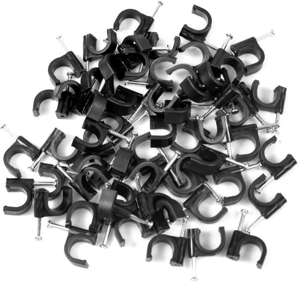 400 kaapelikiinnikettä, 6mm - 10mm, seinäkiinnityskaapelit[YJD]
