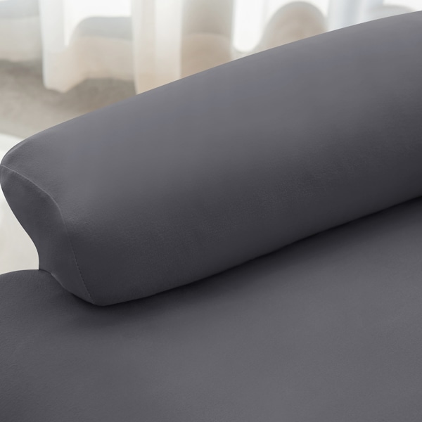 Polyester Vaskbar Strækbar Recliner Sofa Betræk Mærke Oprindelse Kina Hjemmeindretning Vare Type Sofa Film Light Grey
