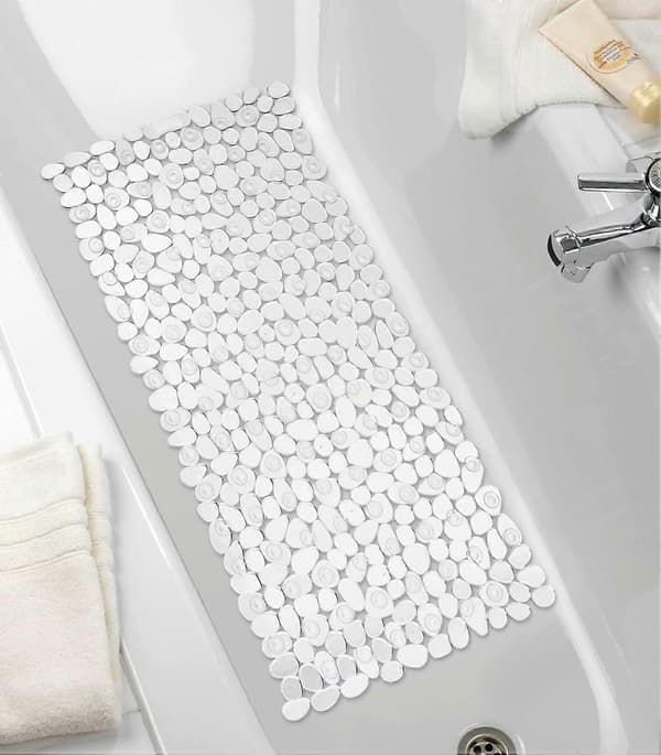 Badekarmatte Sklisikker, Muggresistent, Ekstra Lang, og Sugekopper Badekarmatte, 88cm*40cm[YJD]