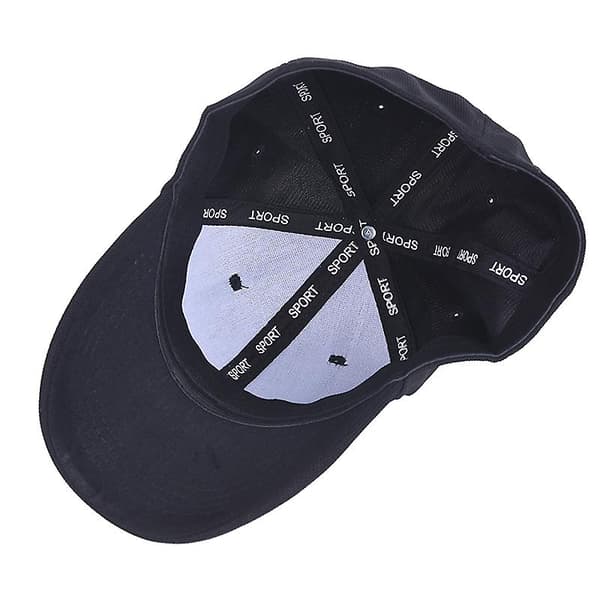 Sort Baseball Cap Mænd Kvinder Snapback Hatte Caps Mænd Fitted Lukket Fuld Cap[YJD] Black 1pc