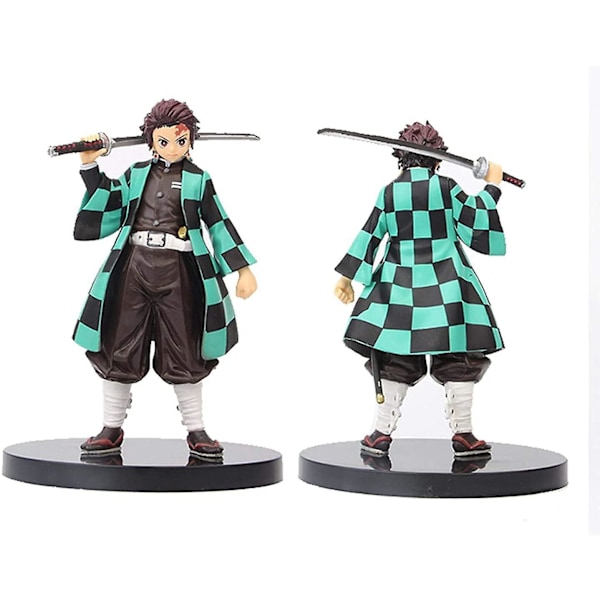 5-pakks Demon Slayer-figurer, 6,3 tommer Demon Slayer-actionfigur, Kochou Shinobu PVC-leker, Zenit Anime-figur (YJD)