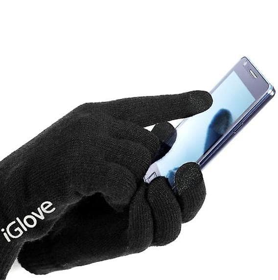 2-pack iGlove Varma Smarta Touchhandskar - Unisex - Grå - OneSize [YJD] Black