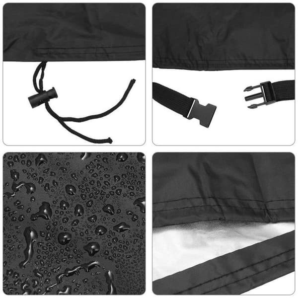 Solsengtrekk - 210D polyester - 210 x 75 x 80 cm - UV-beskyttelse - Bæreveske inkludert (YJD)