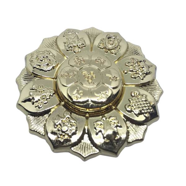 Populær Mini Metal Titanium Legering Fingerspids Buddhisme Modellering Tofarvet Dekompression Legetøj Trendy Artefakt[YJD] A