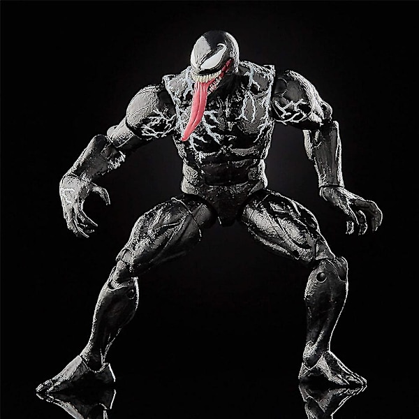 Venom Actionfigur, Bevægelige Led Legetøjsfigurer Venom Samleobjekt Model Med Udskiftelige Tilbehør Gave Til Fans  (YJD)