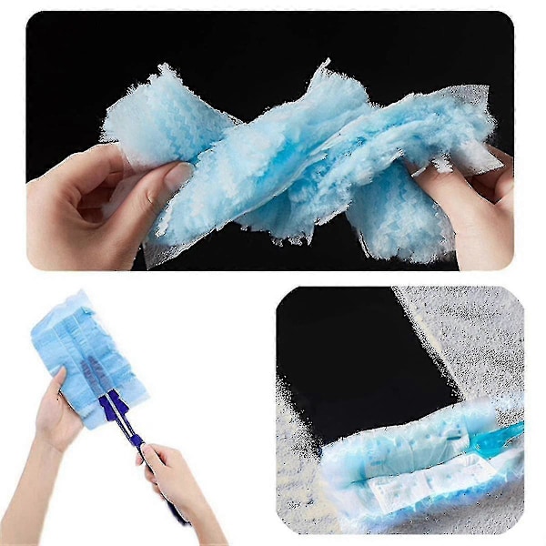 30 stk støvmopp-etterfyllinger, engangs støvmopp-etterfyllinger kompatibel med Swiffer støvmopp - Produktkode 21003