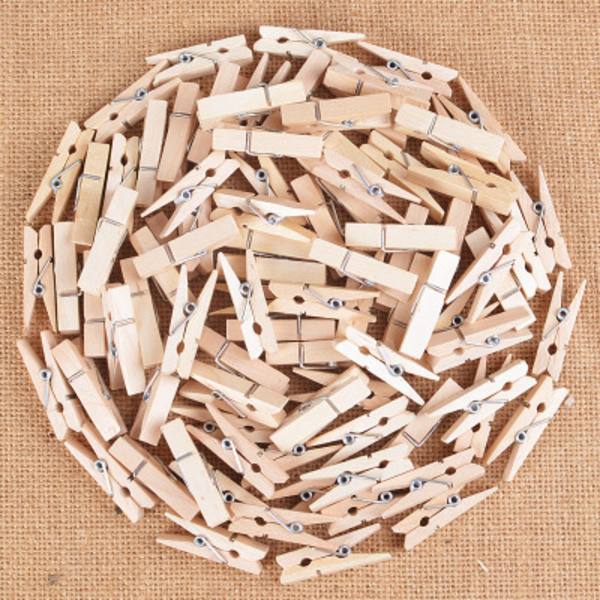 Praktisk klesklypepose - rommer 100 mellomstore klesklyper, slitesterkt polyestermateriale, krok