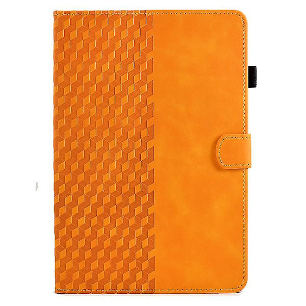 iPad 9.7 tum (iPad 6/5:e generationen) PU läderfodral kub med pennhållare kortplats, även för iPad[HK] Orange