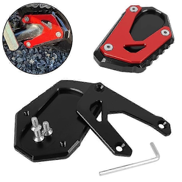 For SUZUKI V-Strom 1050 DE 800 VSTROM V Strom 1050XT 2023 CNC Støttefot Side Støtte Forlengelse Forstørrer Støtteplate Pad[YJD] Blue