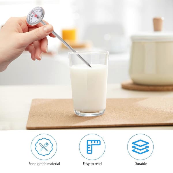 Kaffetermometer kökstermometer för vatten och mjölkmätning 10 st [YJD]