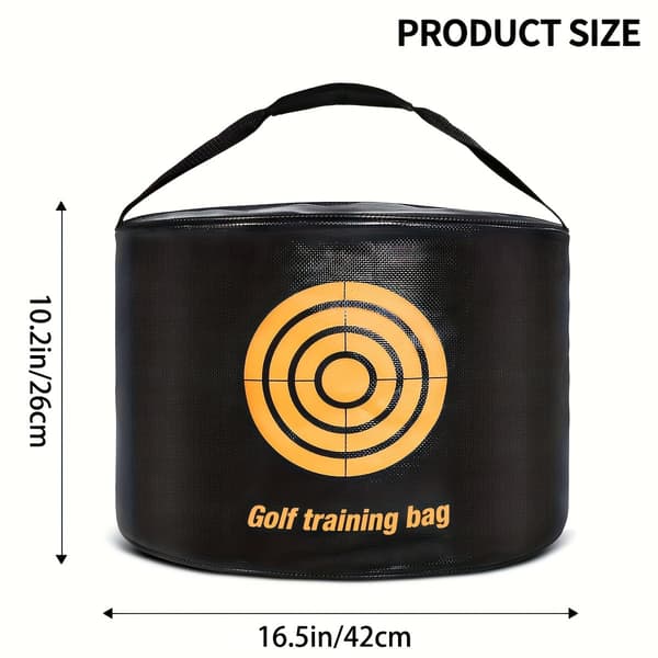 Golf Impact Bag, Smash Hitting Bags, Golf Swing Training Aid[YJD] Black