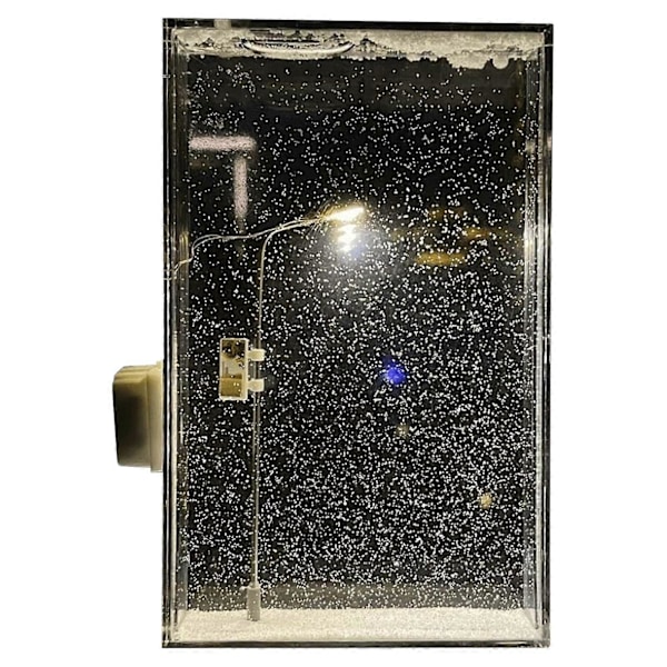 Julgåvor Snöig Natt Flytande Nattlampa Snölandskap Liten Gatlampa Handgjorda DIY Materialpaket Gåva Till Flickvän Och Vän