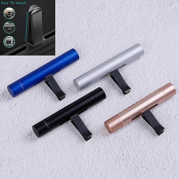 Bil Luftfrisker Luftventil Parfume Duft Aromatisering Auto Interiør Luftfrisker[YJD] Black 1pc