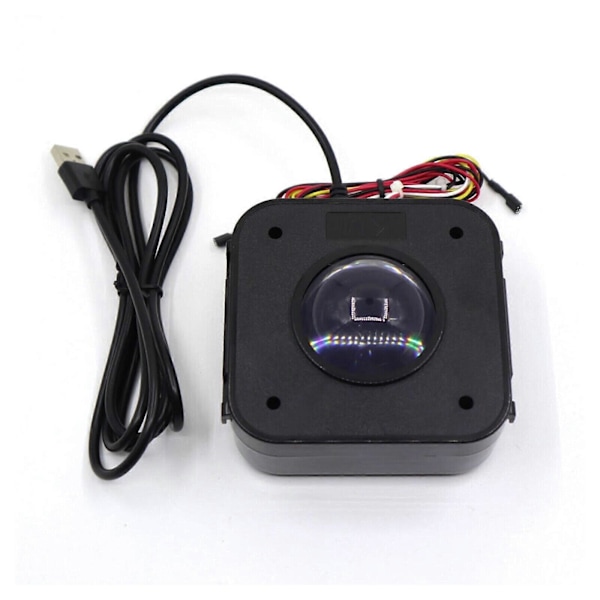 USB Arcade -pelipallohiiri, valaistu LED, pyöreä 4,5 cm, USB-liitin, ruuvit FT[YJD]