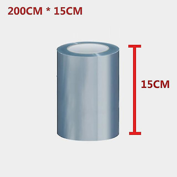 Auton suojakalvo naarmuuntumisenestoa varten Auton pinnan suojakalvo Vedenkestävä auton tarra Naarmuuntumisenestoa varten Auton suoja Rhino Skin -tarra -mxbc  (YJD) 200CMx15CM