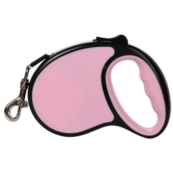 Infällbart koppel - MÄRKE - 5 meter - Rosa - Ergonomiskt - Nylon [YJD][YJD] Pink