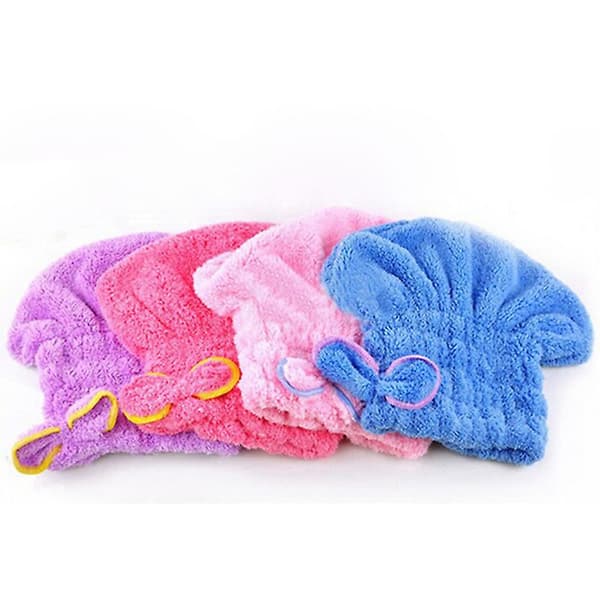 Magisk Tør Hår Hætte Brusehætte Super Absorberende Mikrofiber Håndklæde Tørt Hår[YJD] Random 1pc