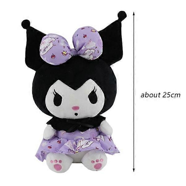 Söta My Melody Cartoon Kuromi Plyschleksaker_v (YJD) Dark green Classic Grey