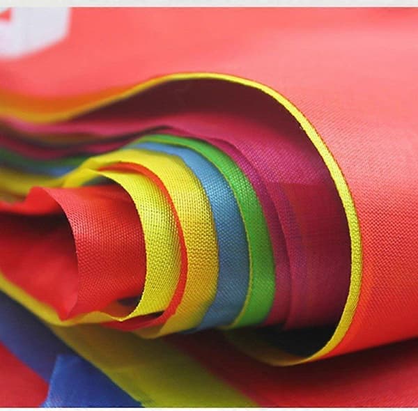 Vimpel med 200 trekantede flagg, vevd flaggstripe i nylon for bursdagsfest [YJD]
