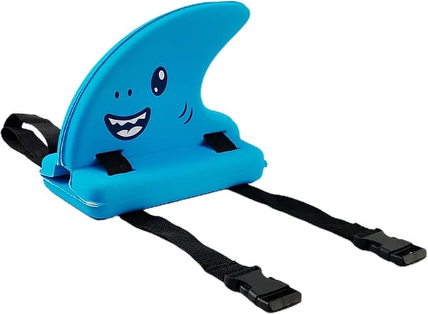 Svøm til | Poolenhed med finneformet - Svømmetræner med stropper, bærbart flydeanordning til swimmingpool, strand [YJD] Sky Blue