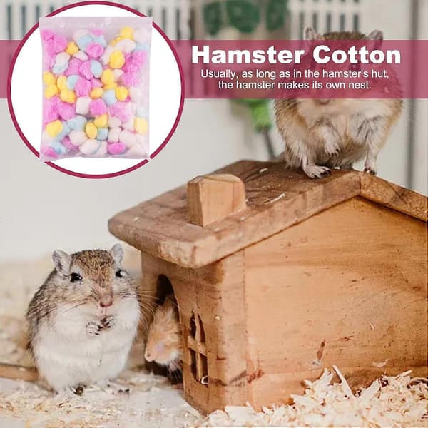 Hamster Seng Blød Varm Bomuld Redemateriale til Små Kæledyr Vinter Varmebevarelse[YJD]