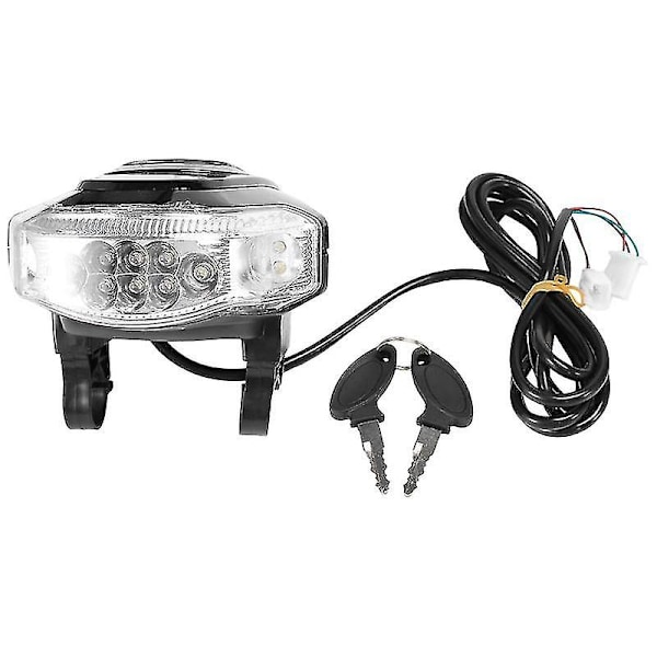 60v Angel Eyes LCD Lyshastighedsdisplay Batteri Horn Forlygtekontakt Nøgle til Citycoco El-Scooter