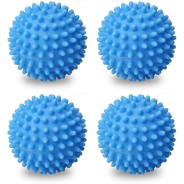 4-pack torkbollar, Speed ​​Dry tvättbollar Återanvändbara torkbollar.