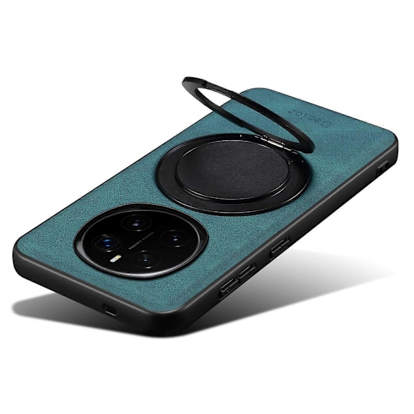 For Honor Magic7 Pro 5G Magneettinen Suojakotelo Pyörivä Jalusta Nahka PC TPU Puhelinkuori [HK] Blue