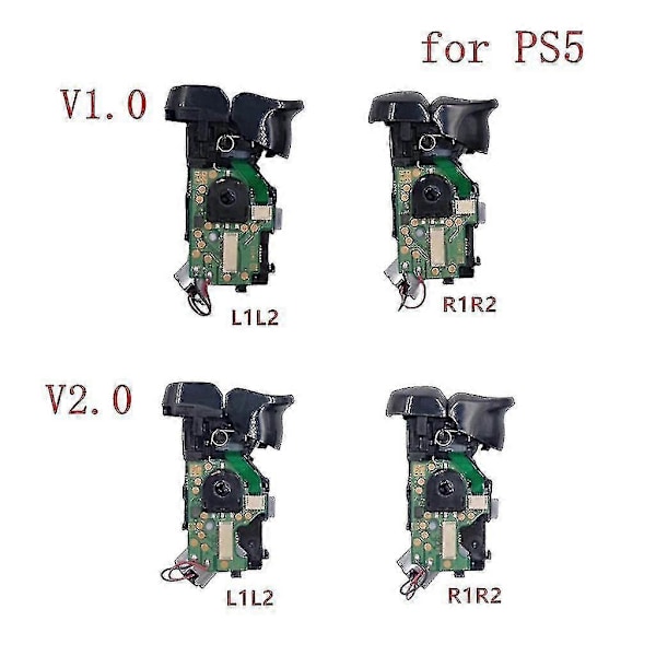 Vänster Höger Axelknappar-för Ps5 L1 L2-r1 R2 Trigger Controller Kretskort  (YJD)