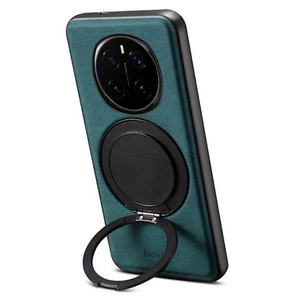 For Honor Magic7 Pro 5G Magneettinen Suojakotelo Pyörivä Jalusta Nahka PC TPU Puhelinkuori [HK] Blue