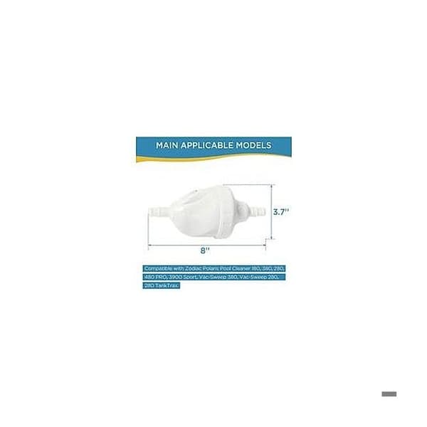 Backventil för Polaris 280/180/380/3900 poolrobotar – integrerad G52-mekanism, originaldel, 1 enhet (YJD)