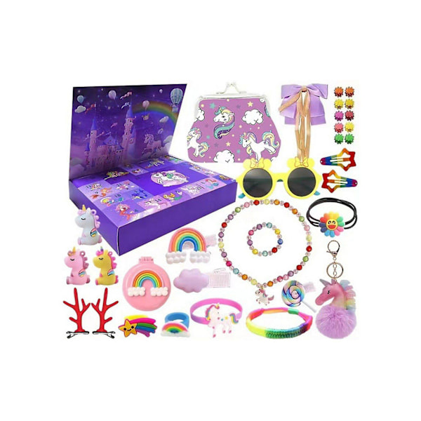Adventskalender Flickor Presenter Jul Blind Box Lila (YJD)