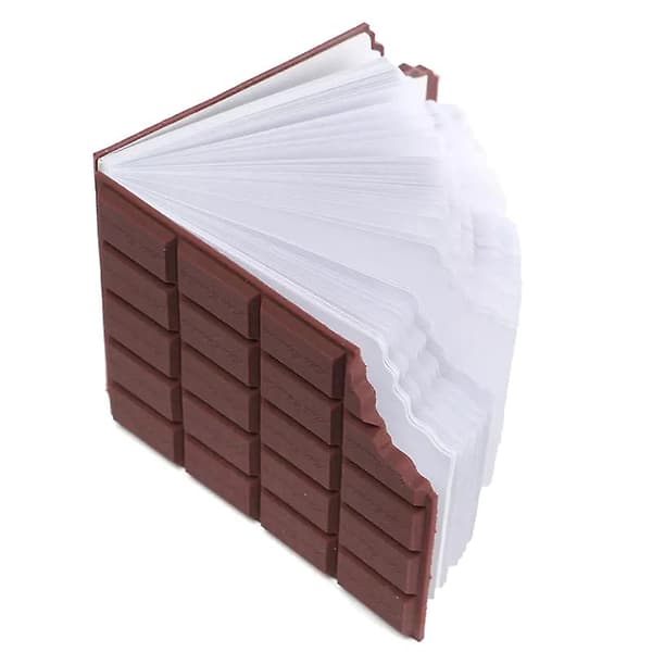 Sød notesbog kiks chokolade notesbog daglige faner kontorindretning skole værktøjer [YJD] 2 1pc