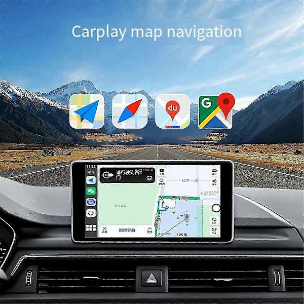 Trådløs Carplay-adapter Android Auto 2-i-1 Smart Dongle 5G WIFI til Android-telefonsystem Multimed[YJD] Black
