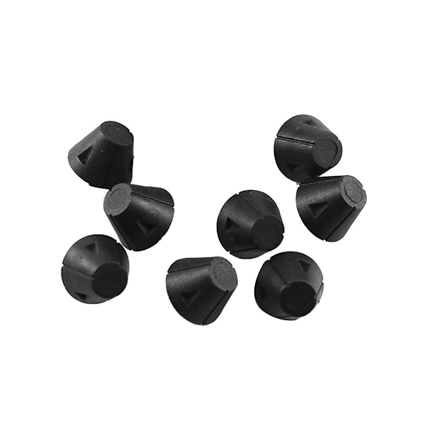 25 stk Fodboldsko Udskiftning Pigge 13mm Fodboldsko Knopper Pigge til 5MM Gevind Løbesko (YJD) Black