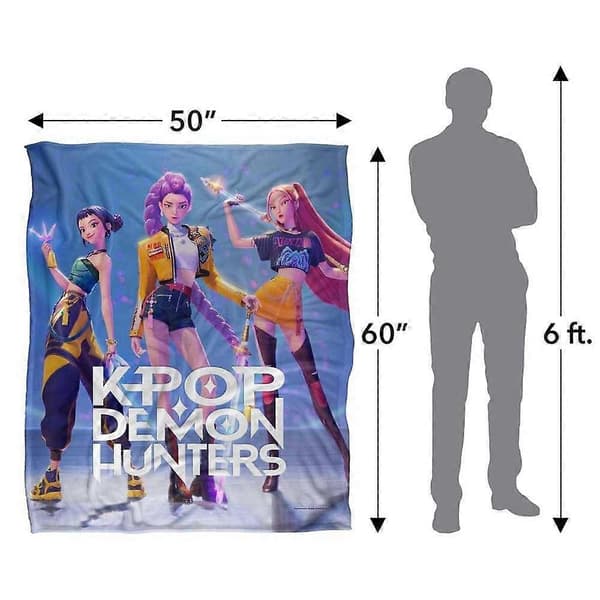 Soft Touch Group Pose Huntr/X Filt[YJD] Multicoloured 152cm x 127cm
