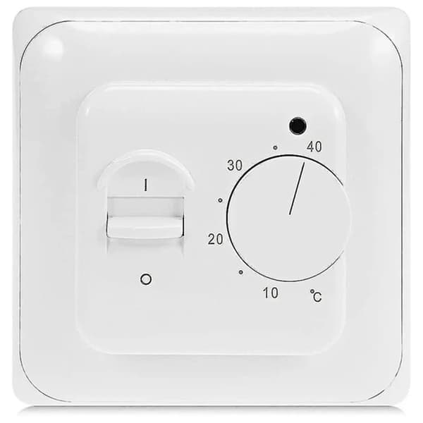 Elektrisk gulvvarmetermostat med AC 220V 16A sensor og mekanisk kontroll [YJD]