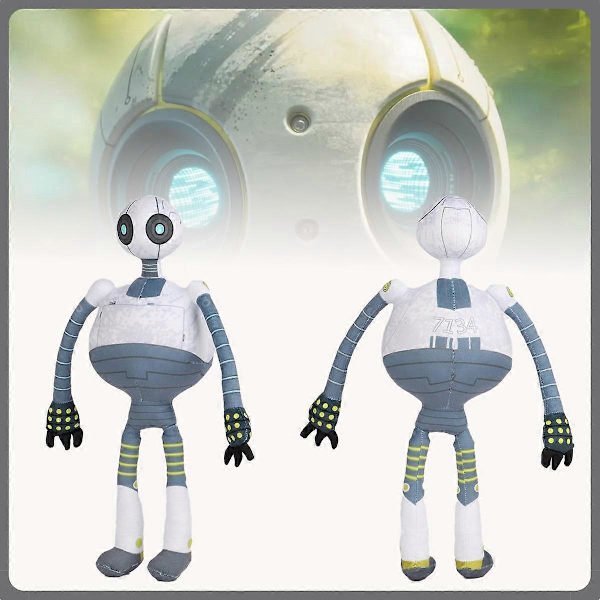 The Wild Robot Plussj 11\" Roz Plushies Leke for Fans Gave Myk Utstoppa Dyre Pute for Hjem Barnas Soverom Innredning Bursdagsgave_v (YJD) 43cm