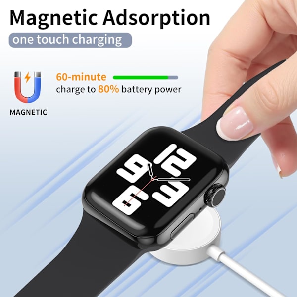 Apple Watch trådløs lader for alle serier, 3ft[YJD]