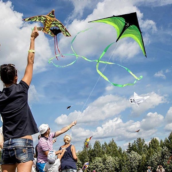 160cm Super Suuri Leija Linja Temppuleijat Leija Ulkoilu Urheilu Lasten Leijat Lelu[YJD] Multicolour A