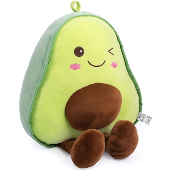 11,8 tum Snuggly Fylld Avocado Frukt Mjuk Plysch Leksak Kramande Kudde Presenter för Barn, Flickor, Pojkar och Vänner Jul_v (YJD)