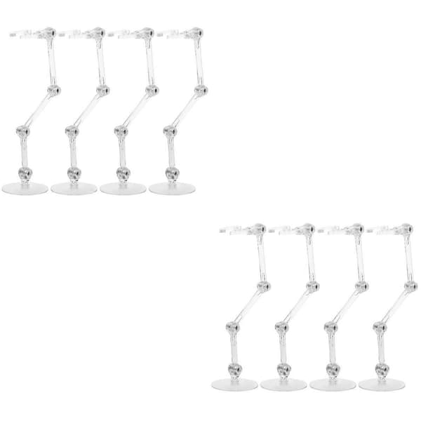 Genomskinligt ställ för actionfigurer, 8-pack [YJD]