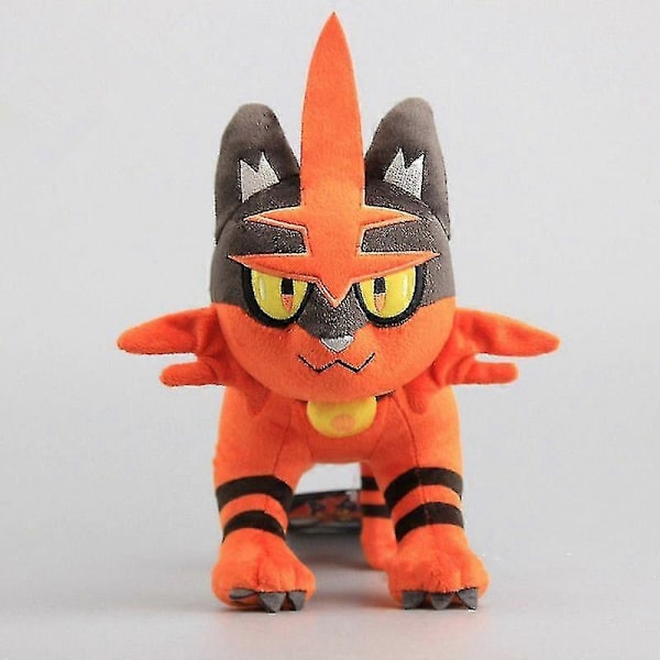 Uusi Torracat-pehmolelu Sun Moon Litten Evolution Pehmeä Täytetty Hahmo A_v (YJD)