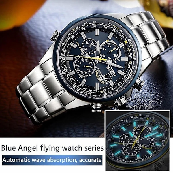 Citizen Herre Eco-drive Promaster Skyhawk A-t Blue Angels Klok 45mm, 100% Ny (YJD)