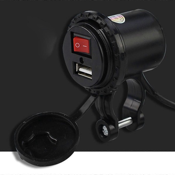Vanntett Motorsykkel 12V USB Strømuttak Adapter Lader Motorsykkel[HK]