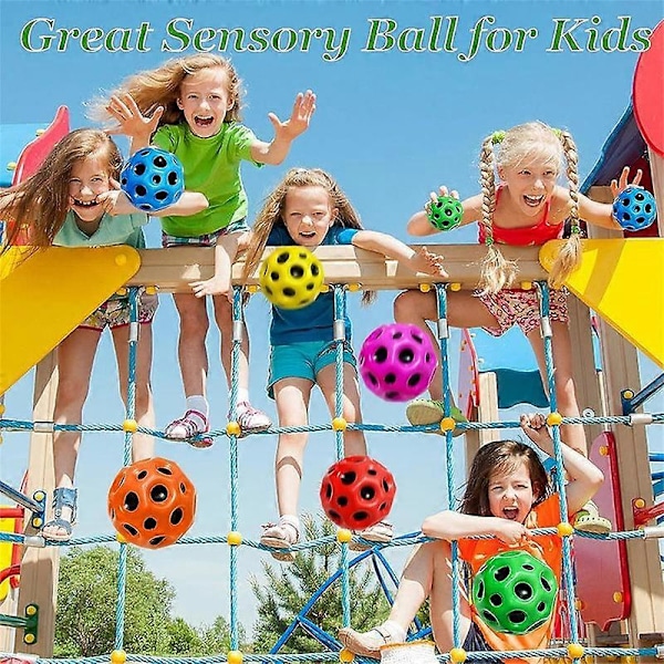 6-pack Astro Hoppbollar, Rymdtema Gummihoppbollar för Barn [HK] 6pcs mix