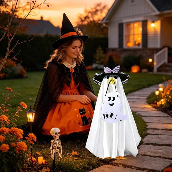 Gåsekostume til Halloween, sjov heksehat, spøgelseskostume tilbehør (JYD)