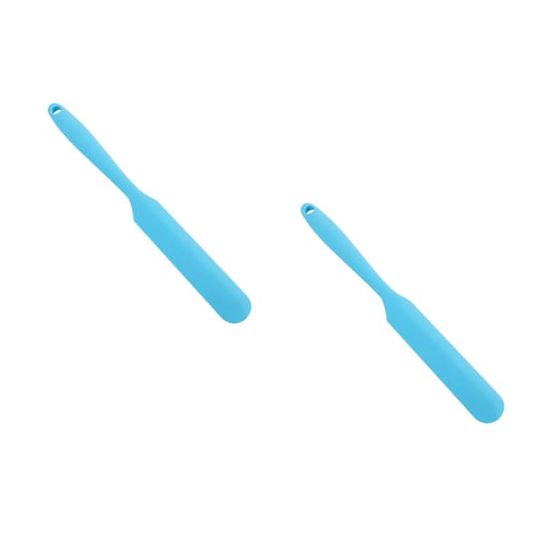 Hårfärgningsborste i silikon, 2-pack för hårstyling[YJD]